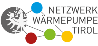 Logo: Netzwerk Wärmepume Tirol (Farbe)