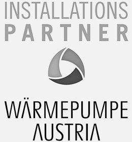 Logo: Wärmepumpe Austria (Graustufen)
