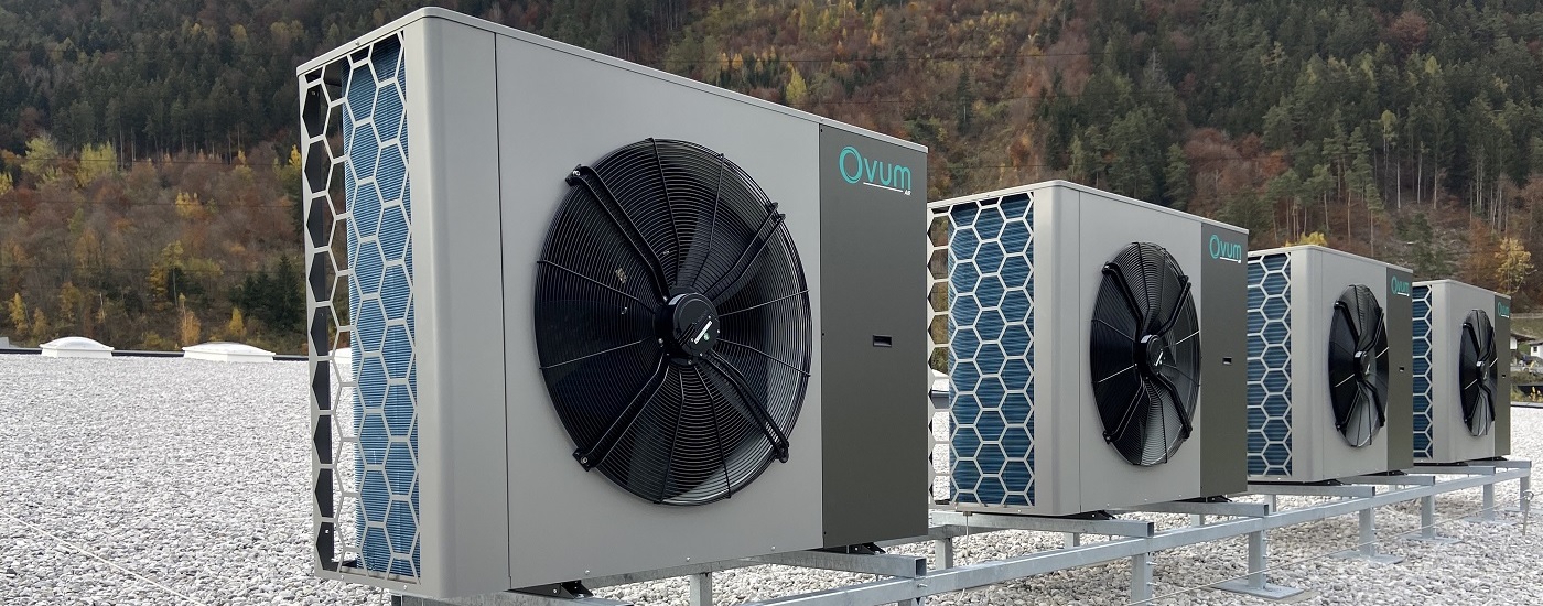 Luftwärmepumpen OVUM Air für Gewerbeobjekt in Stans