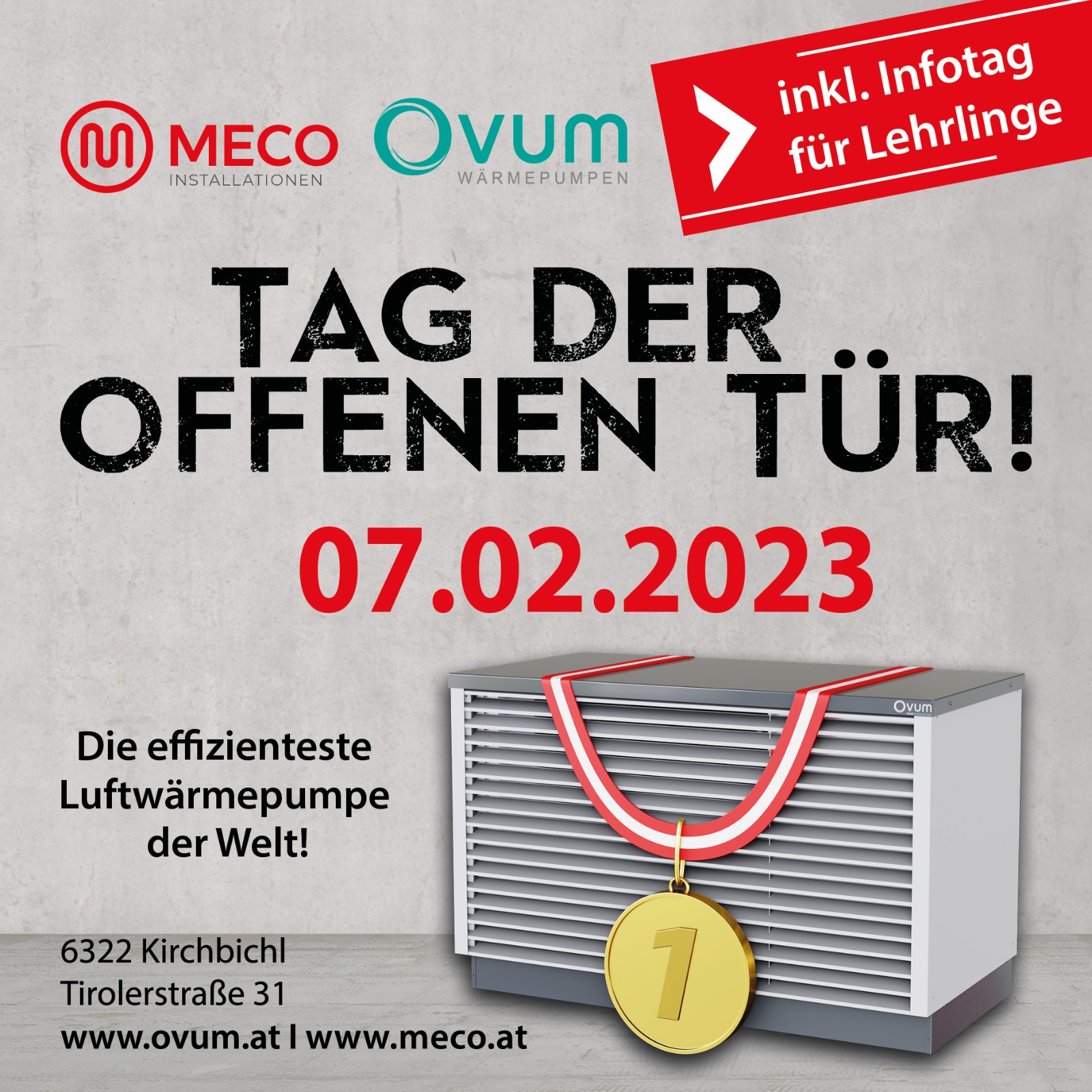 MECO OVUM Wärmepumpen und Erdwärme Tirol - Informationen
